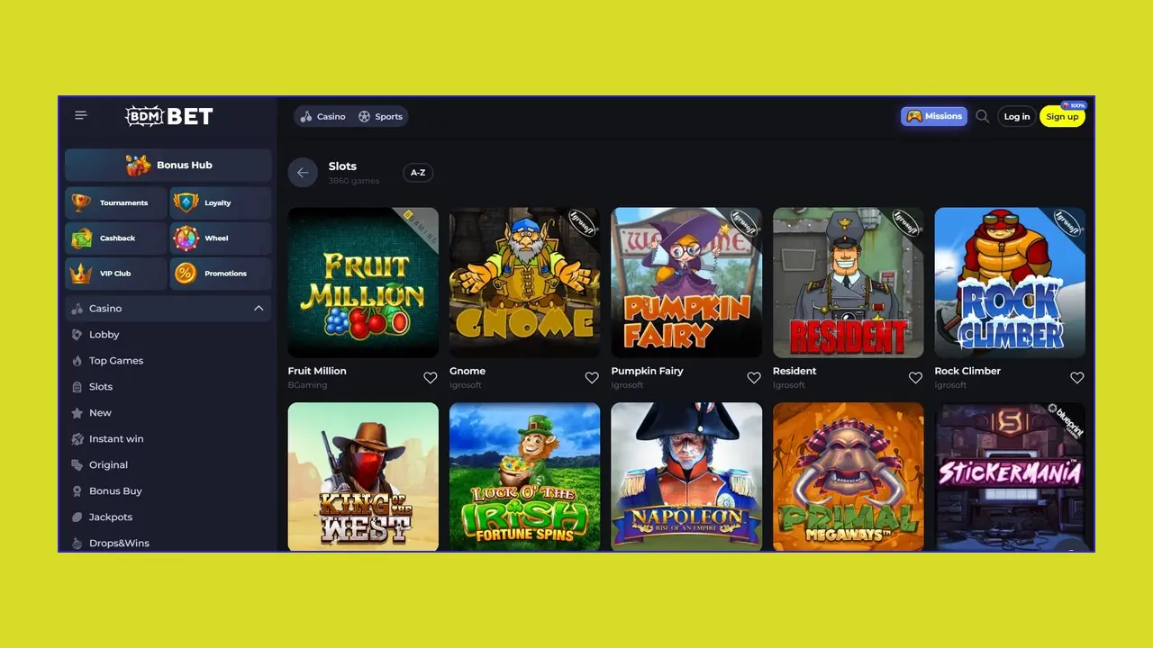 Inscription et connexion au casino BDMBet Inscription et connexion au casino BDMBet